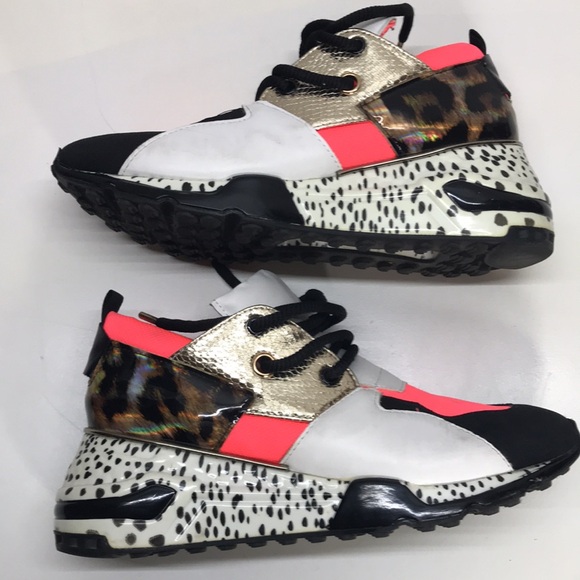 Steve Madden Cliff Chunky Wedge Sneaker Size 9 - Picture 6 of 9